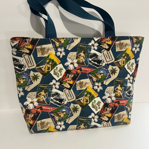 Hawaii Beach tote Bag Hawaiian Bag Maui Oahu Lanai Islands Palms Local Design - Picture 5 of 11